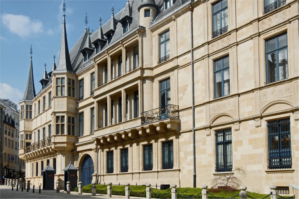 Up-Close view of The Grand Ducal Palace
