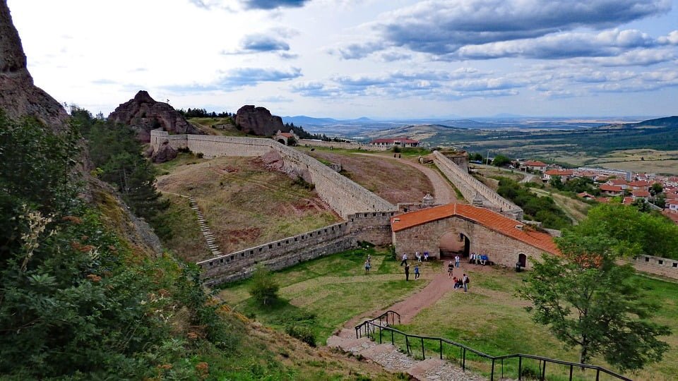 The view inside Belogradchik Fortress.
