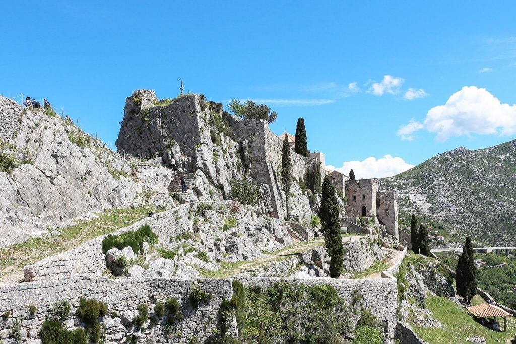 Klis Fortress view from afar.