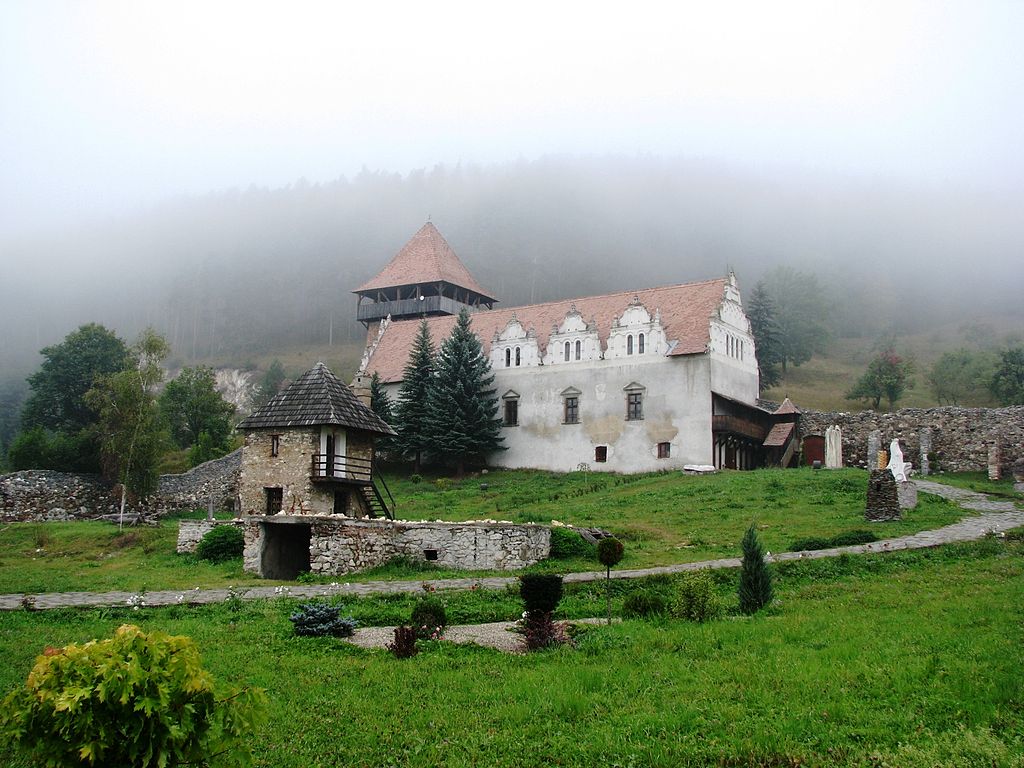 The view of the simple  but elegant structure of Lazar castle.