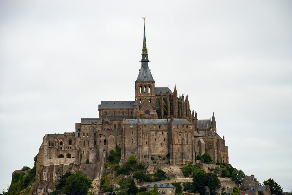 Stunning view of Mont Saint Michael.