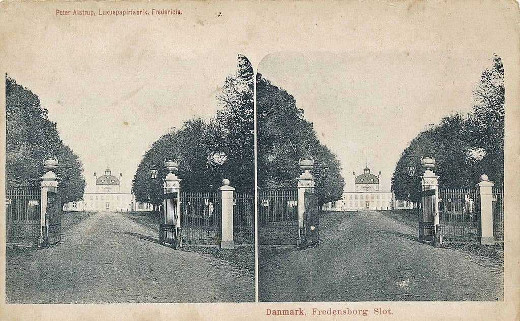 Fredensborg Castle, Denmark–photographed between 1896 and 1912.