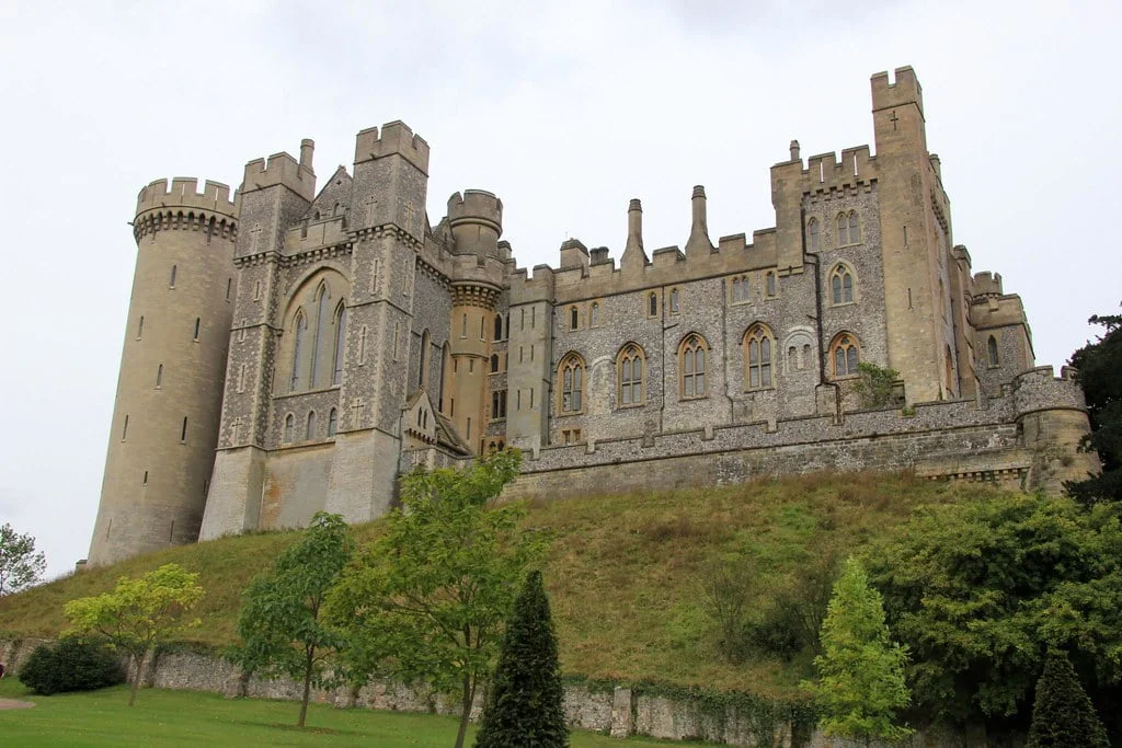 Arundel Castle looking like something straight out of a fantasy story.