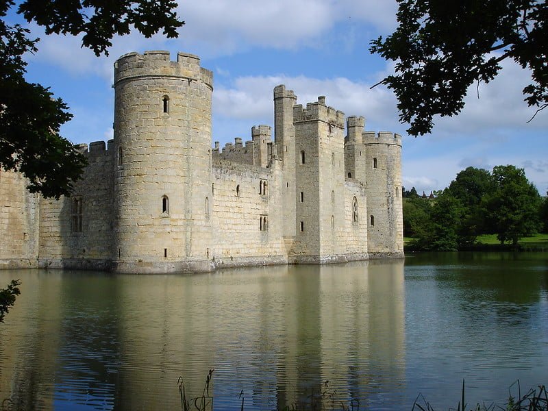 The watery appeal of Bodiam Castle.