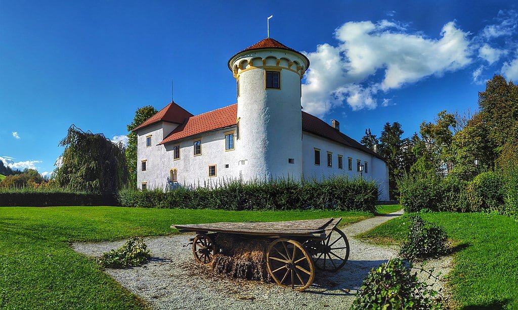 Bogenšperk Castle's tower view.