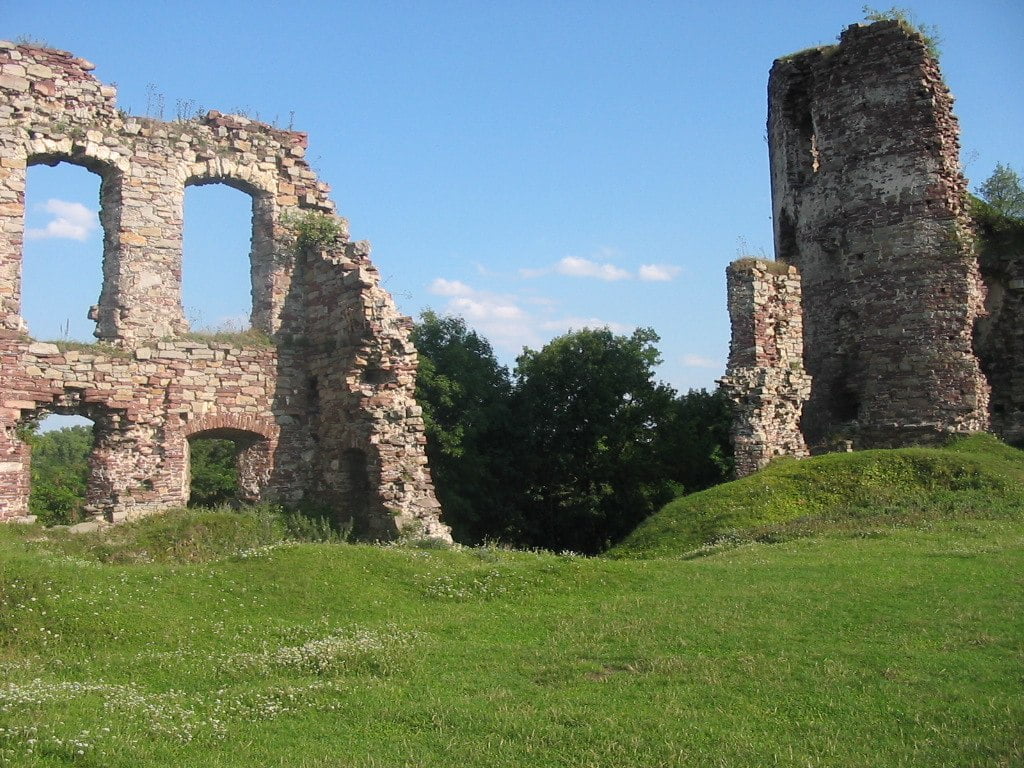 The ruins of Buchach Castle.