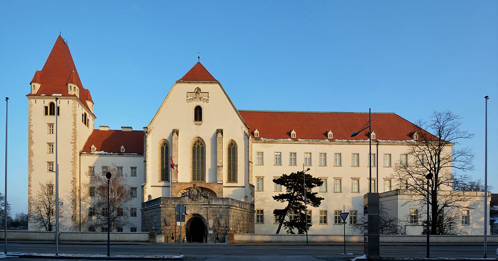 The entrance to Burg Wiener Neustadt.