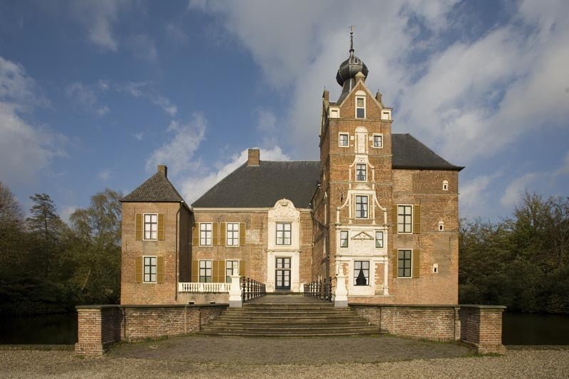 Cannenburch Castle at sunset.