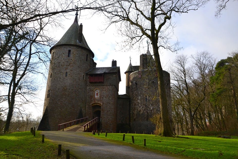 Adorable Castell Coch, hidden away.