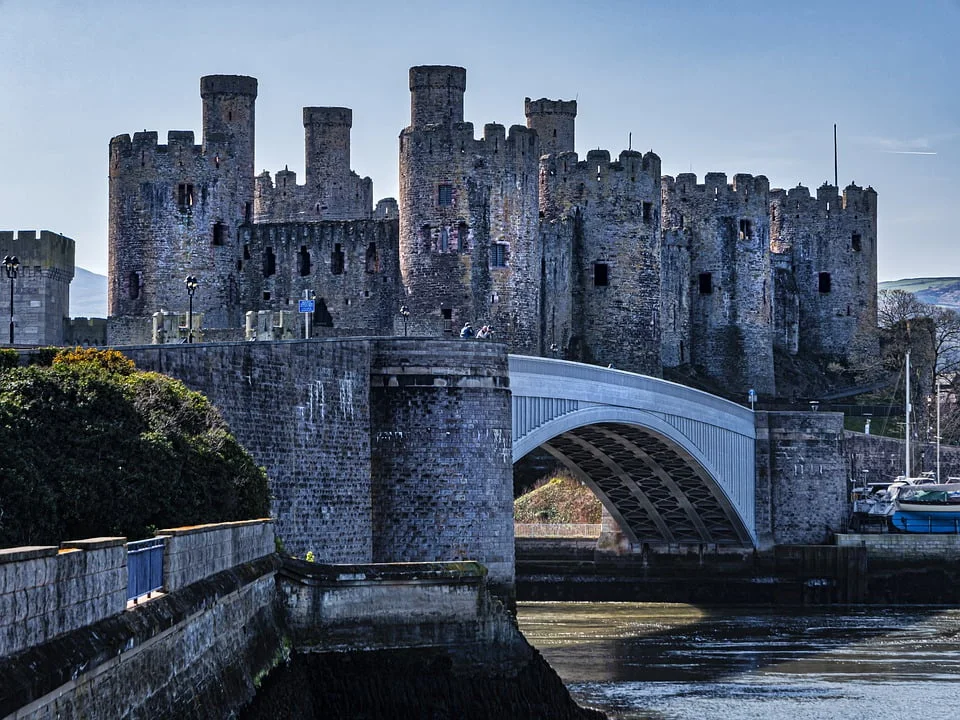 Conwy Castle’s walls hold secrets of ages.