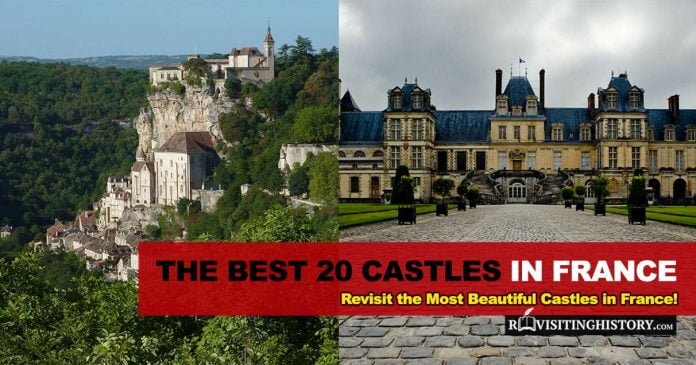 featured image of 20 best french castles displaying two castles