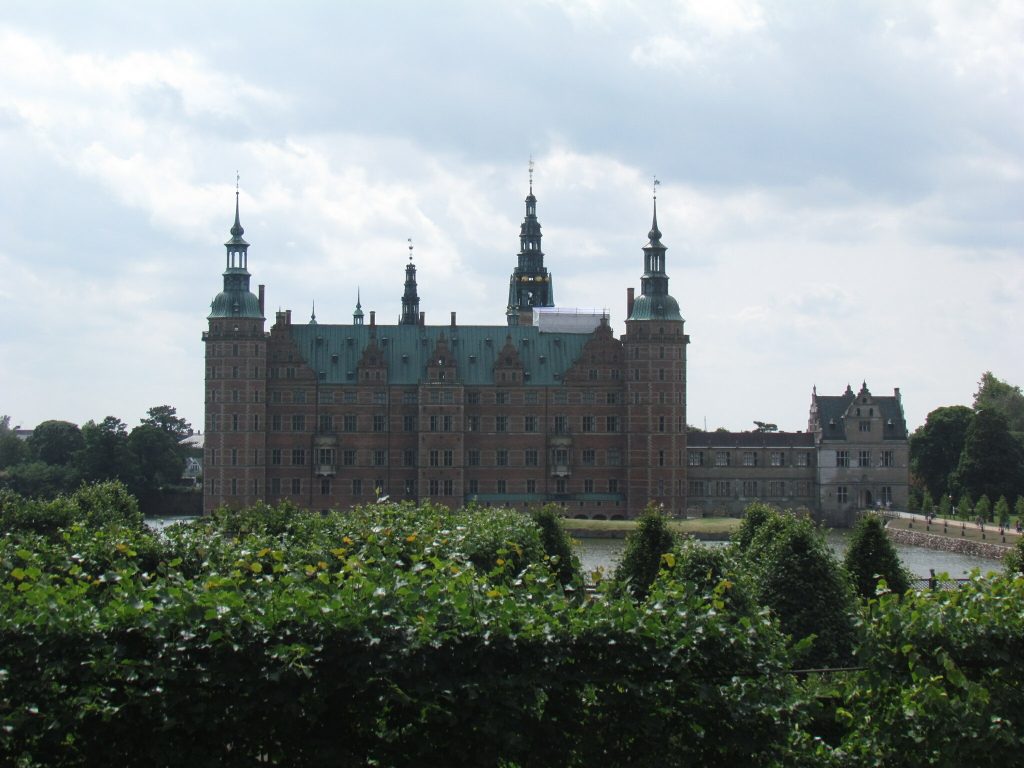 Frederiksborg Castle view from afar. 