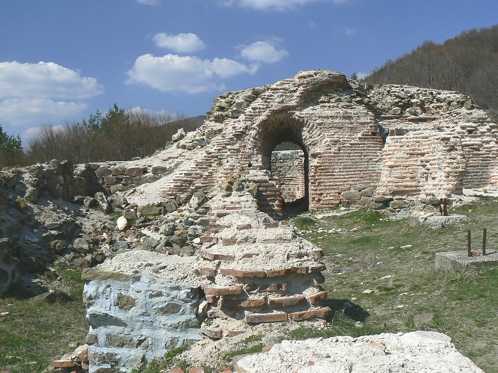 The entrance to Trajen Fortress.