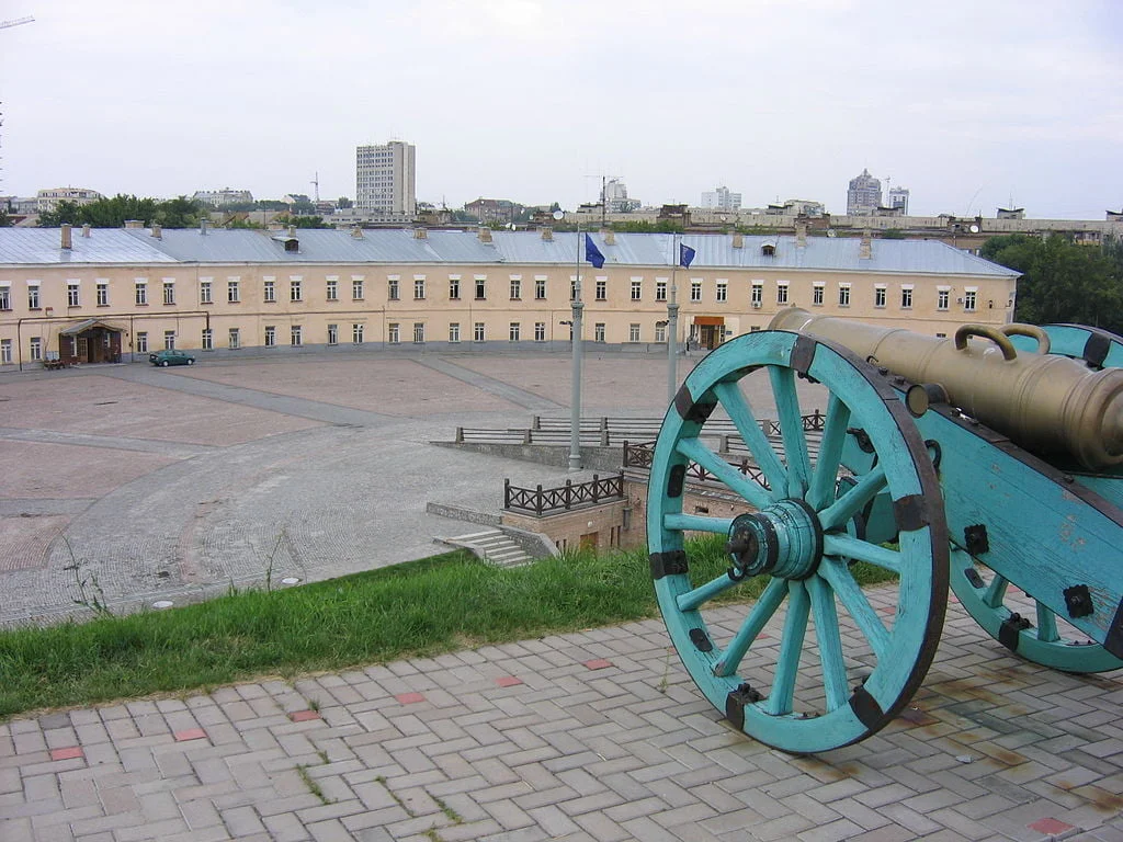 The panoramic view of Kiev Fortress.