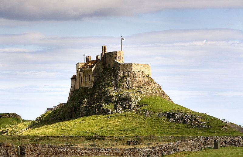 Lindisfarne Castle, a quaint island abode. 
