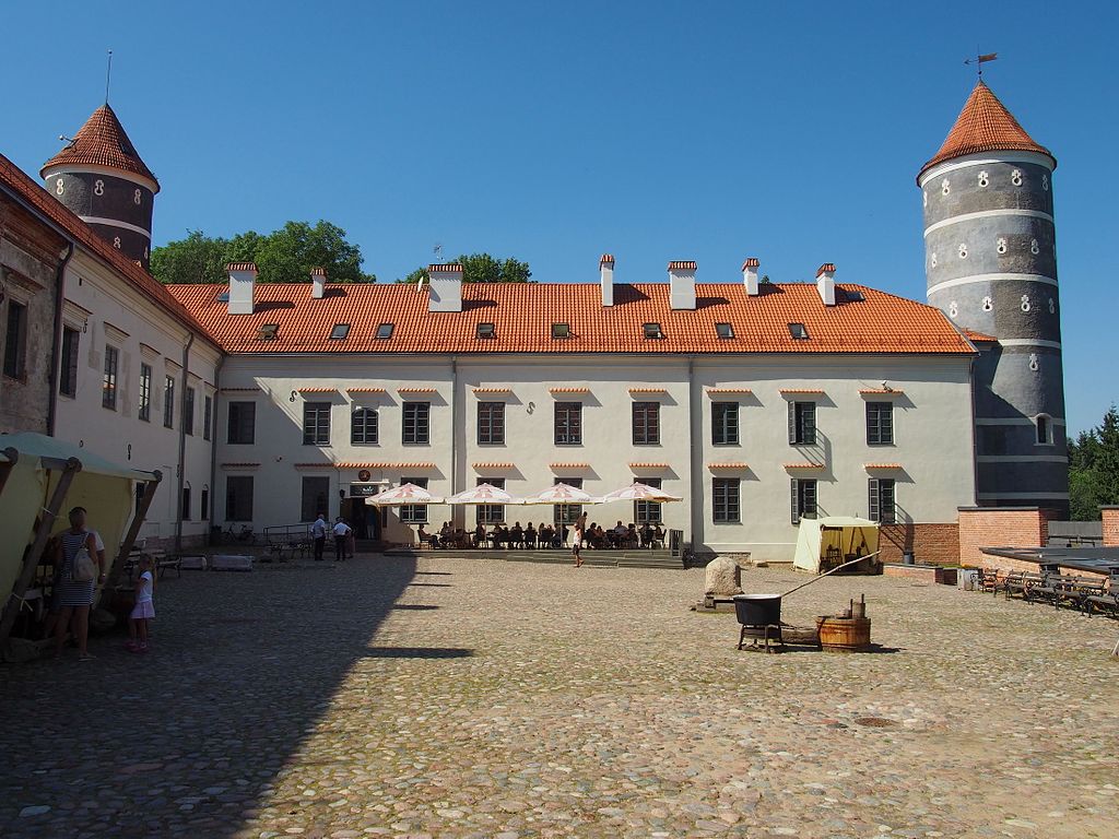 Panemune Castle courtyard.