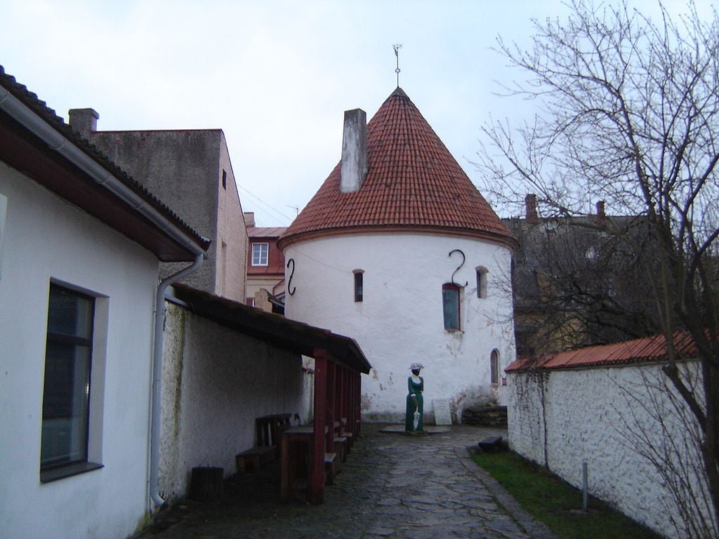 The tower inside Pärnu Castle.