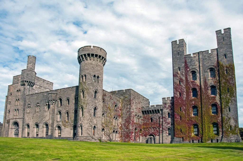 Ivy-covered but standing strong: Penrhyn Castle.