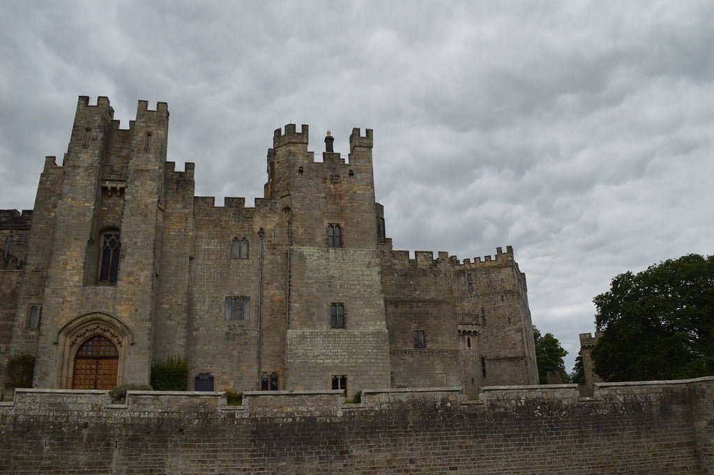 The menacing strength of Raby Castle.