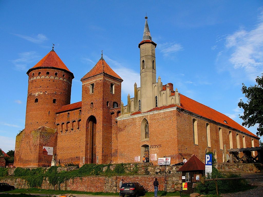 The stunning view of the historical Reszel Castle.