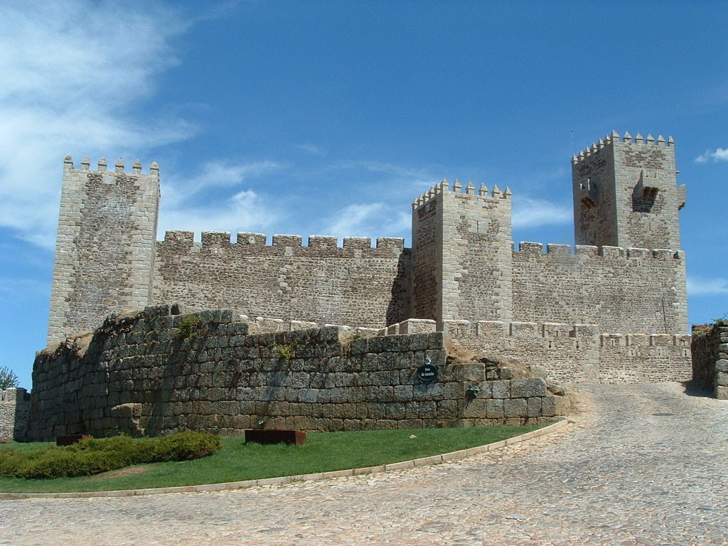 The beautiful structured Sabugal Castle.