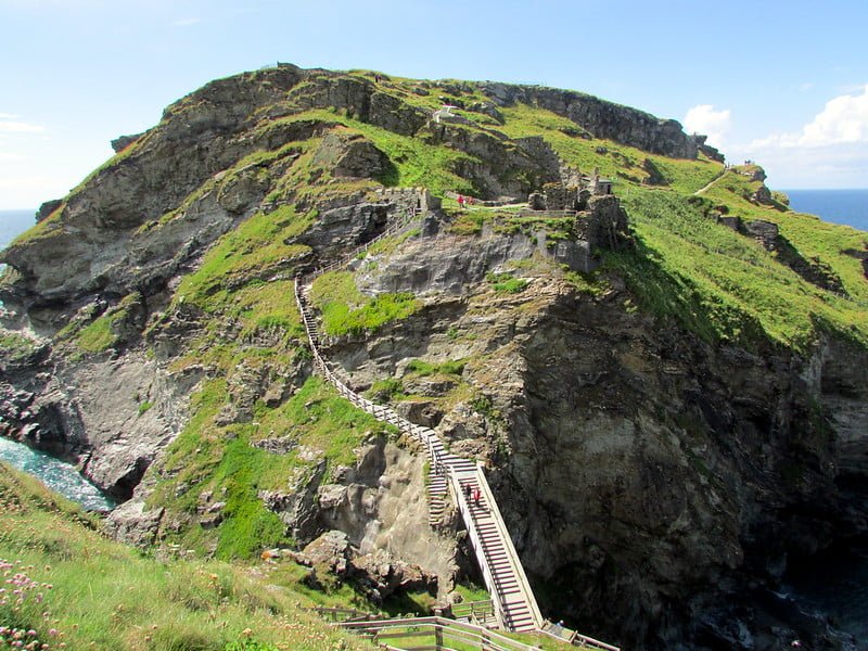 The stark beauty of Tintagel Castle.