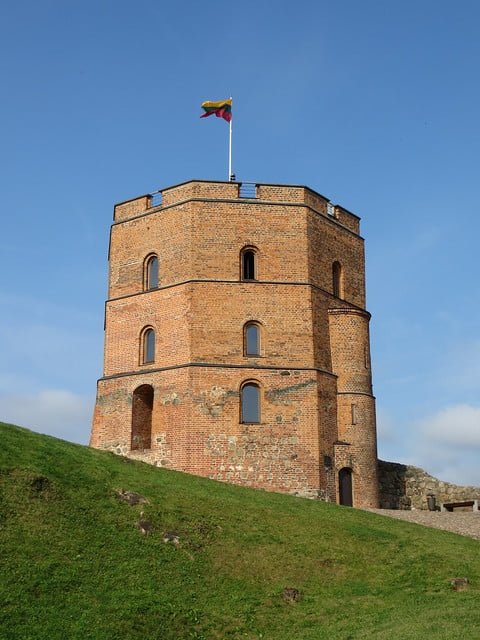 The standing tower of Vilnius’ Upper Castle.