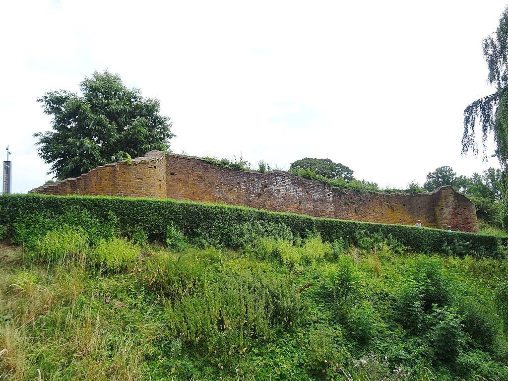 Vordingborg Castle view on a hill.