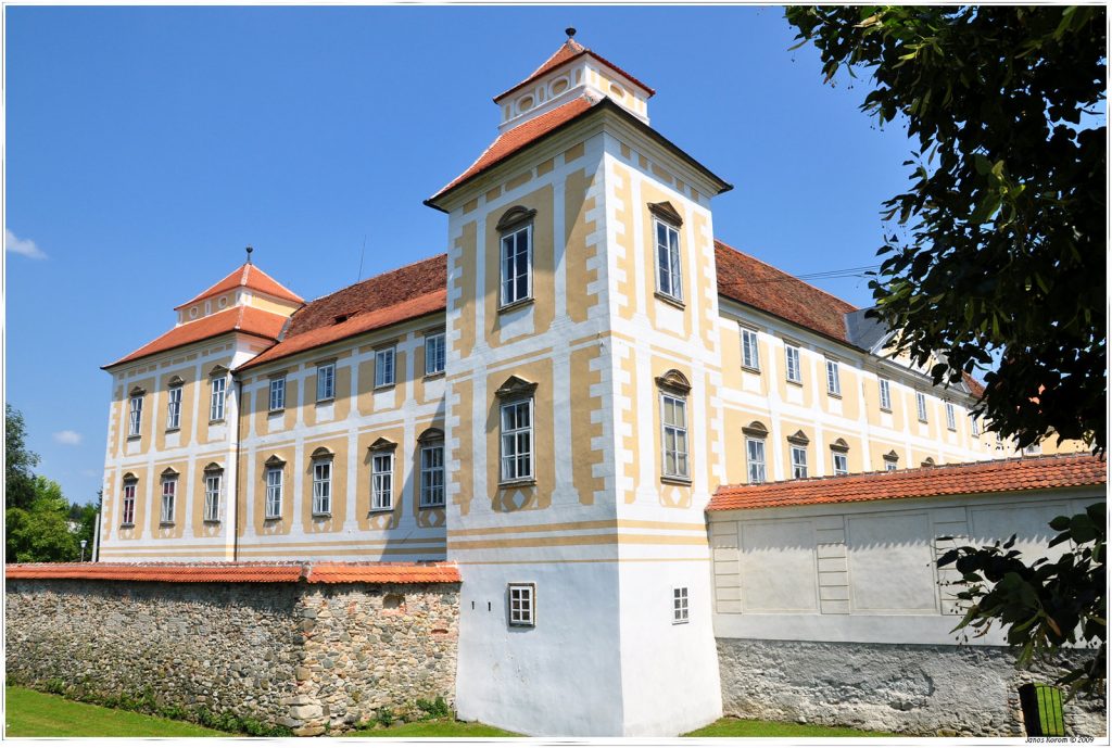 Bistrica Castle's architectural structure.