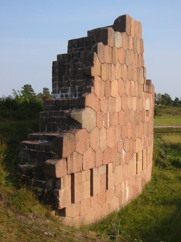 The unfinished Bomarsund Fortress. 