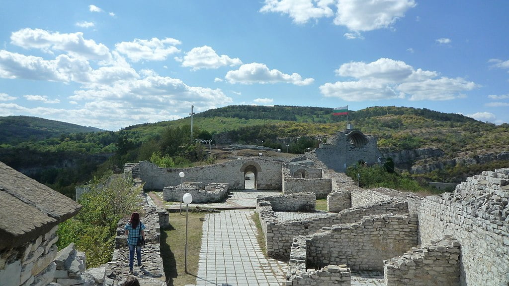 The ruins of Lovech Fortress.