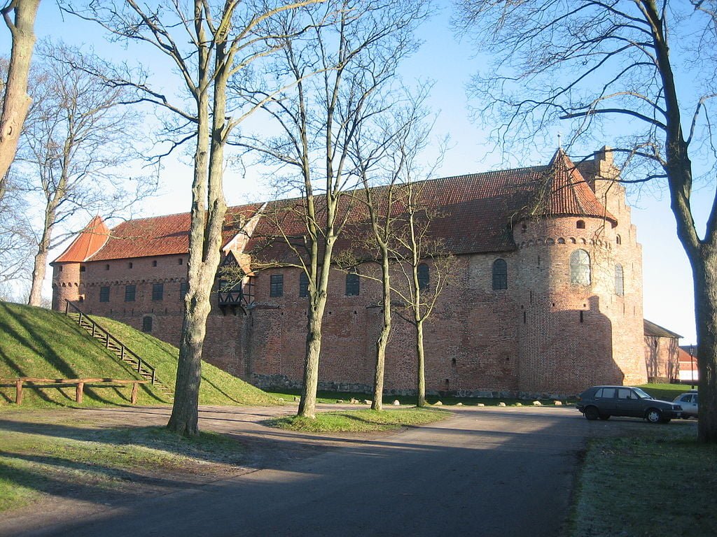 The side view of Nyborg Castle.