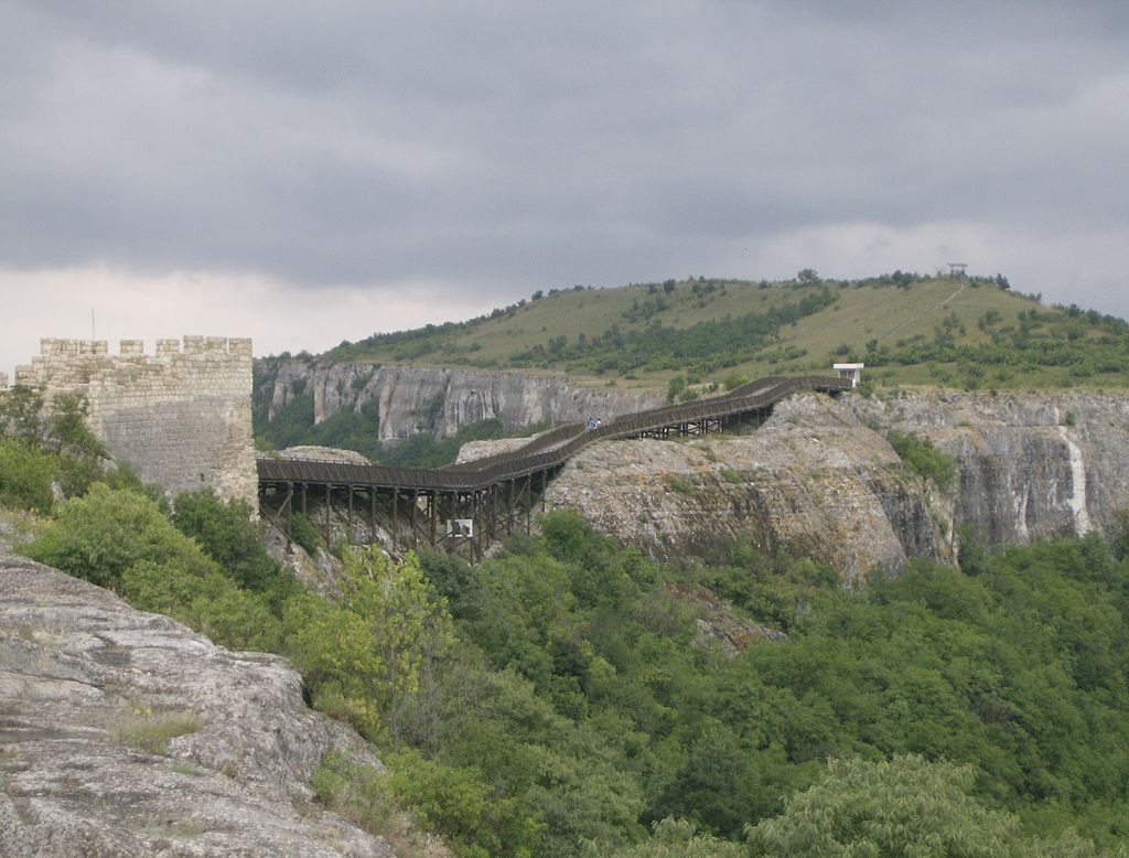 The panoramic view of Ovech Fortress.