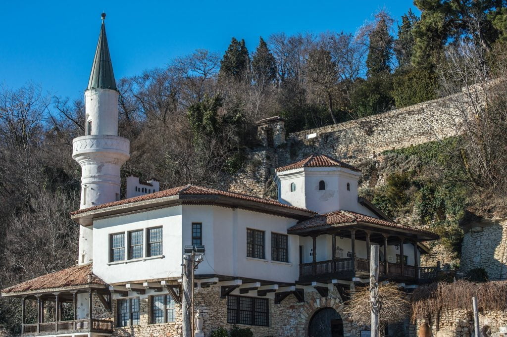 The Palace of Balchik, or the Quiet Nest Palace. 