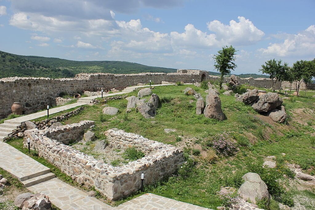 The grounds of Peristera Fortress.