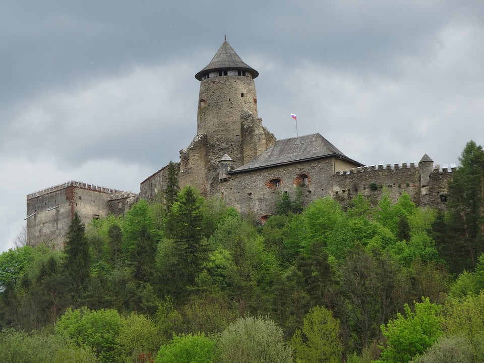 The tower of Stara Lubovna Castle.