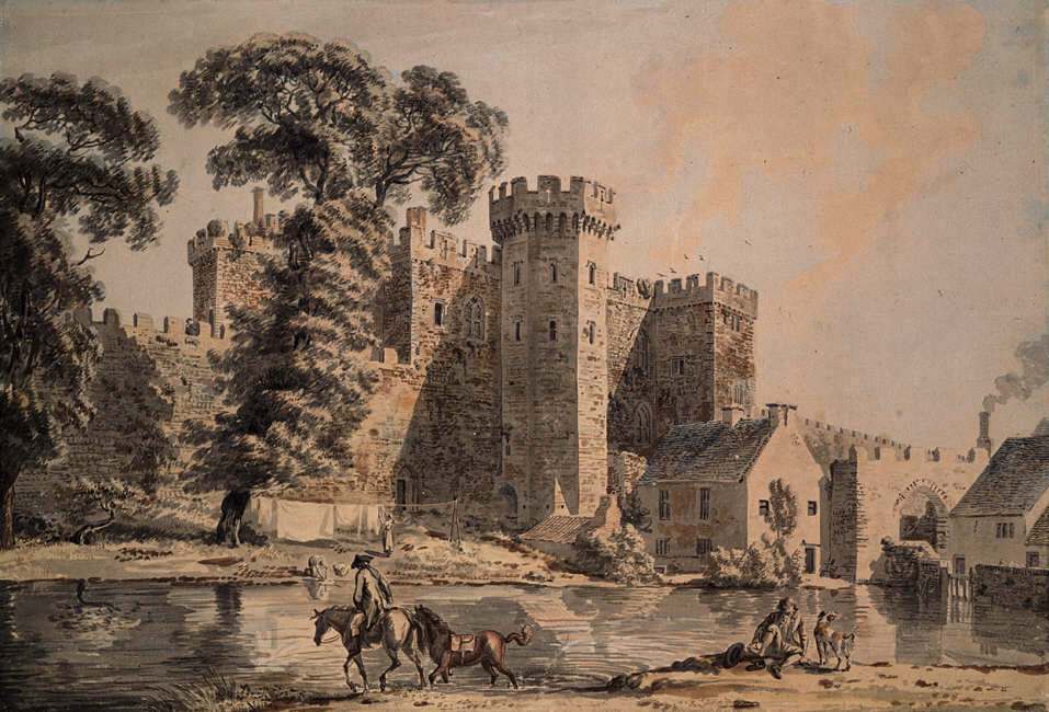 Cardiff Castle’s 15th-century main range & gate–this is what the castle would have looked like during the War of the Roses.