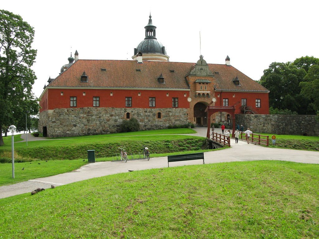 The entrance view to Gripsholm Castle.