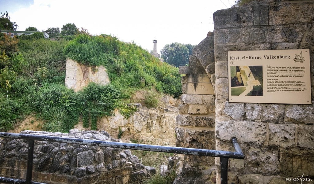 The view from inside Valkenburg Castle.