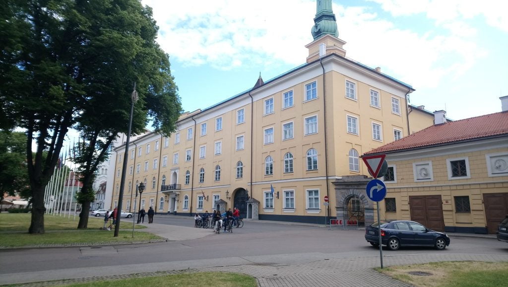 A closer look of Riga Castle. 