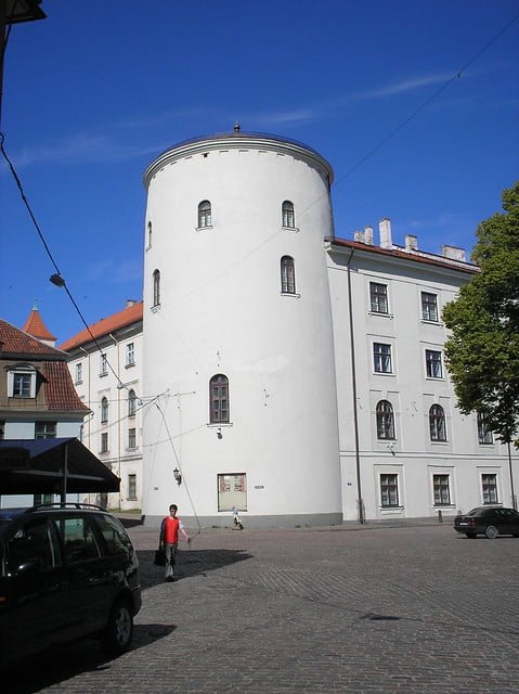 The tower of Riga Castle.