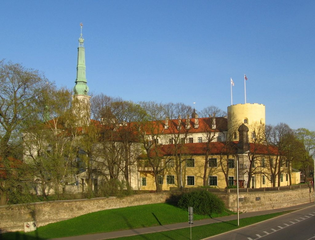 View of Riga Castle, Latvia.  