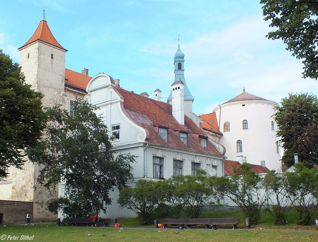 The green grounds near Riga Castle.