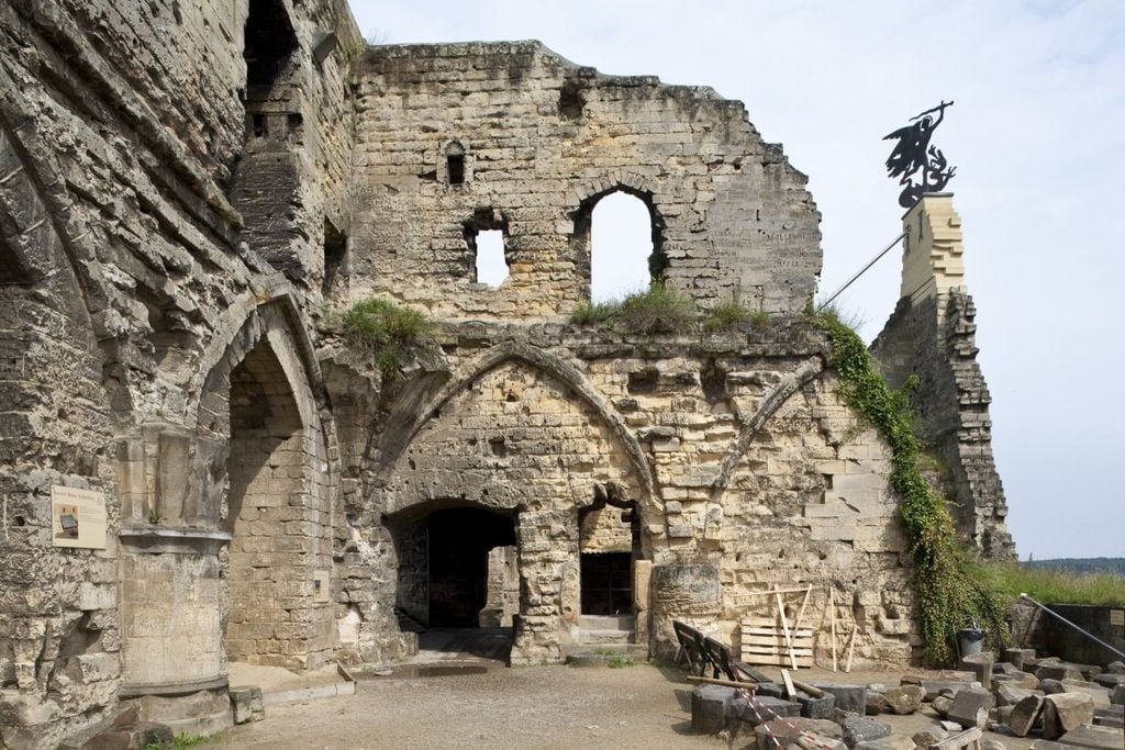 Some part of the Valkenburg Castle ruins,