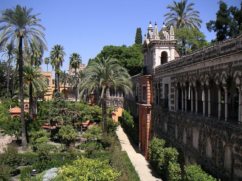 The fabulous Alcazar Place, the grand home of Queen Isabella and King Ferdinand.