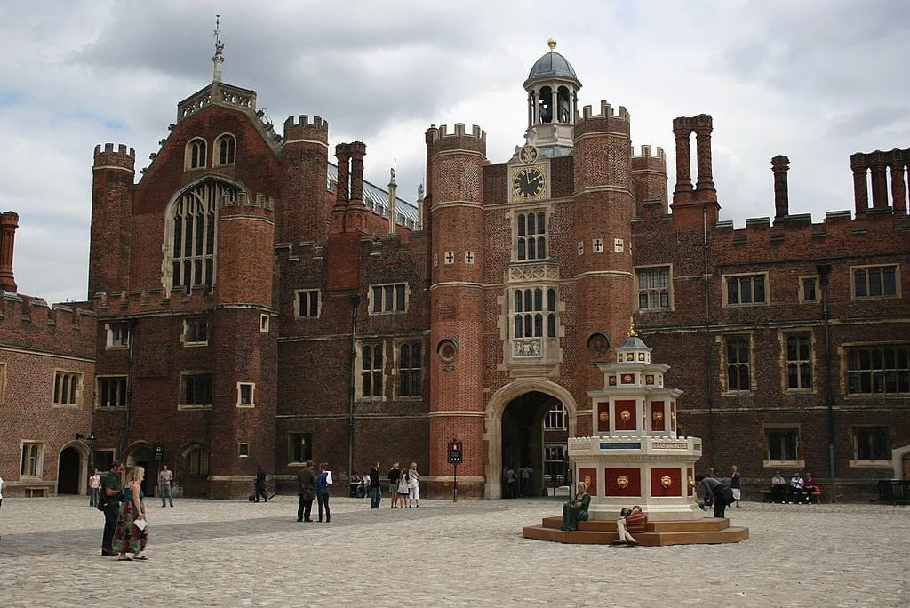 Hampton Court Palace, an amazing tourist attraction today.