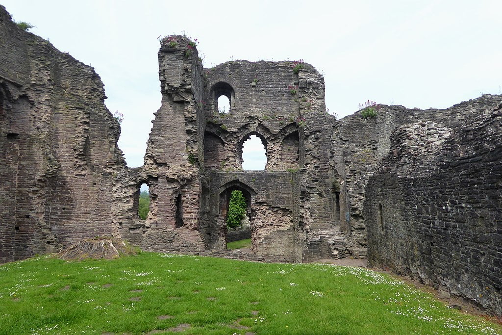 The ruins of Abergavenny Castle.