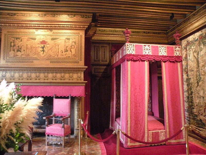 Bedchambers from Château de Chenonceau.