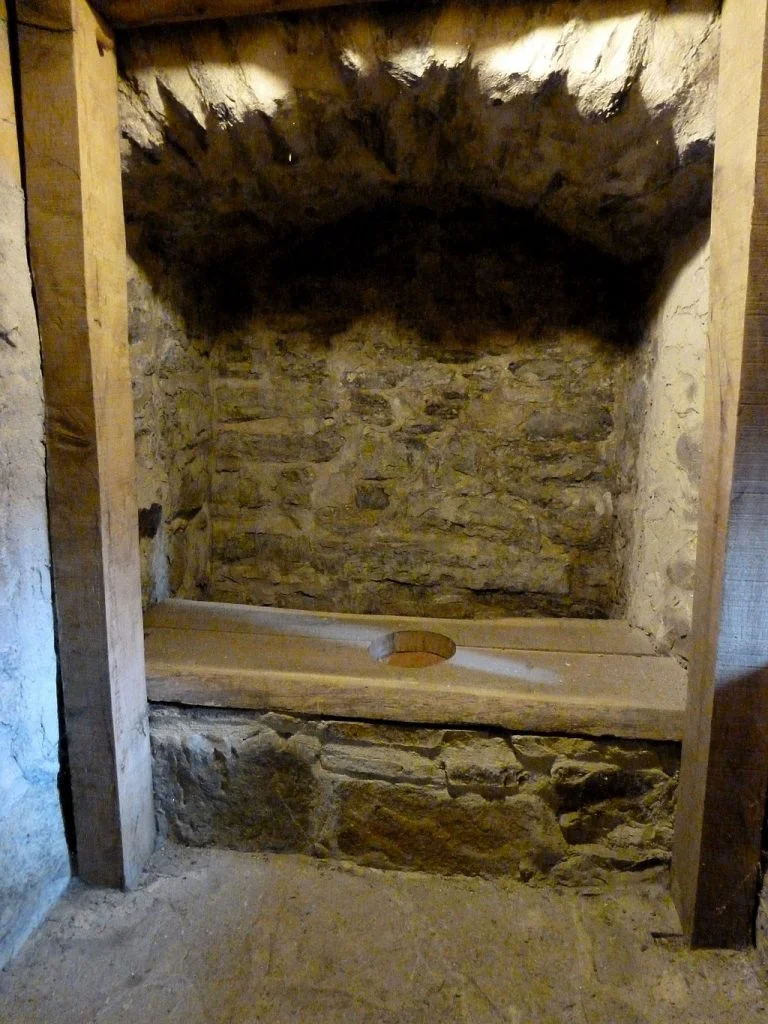 Donegal Castle garderobe.