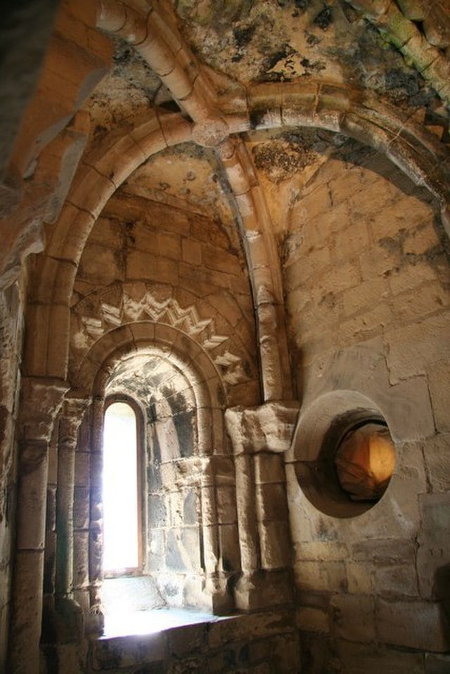 Conisbrough Castle castle keep chapel.